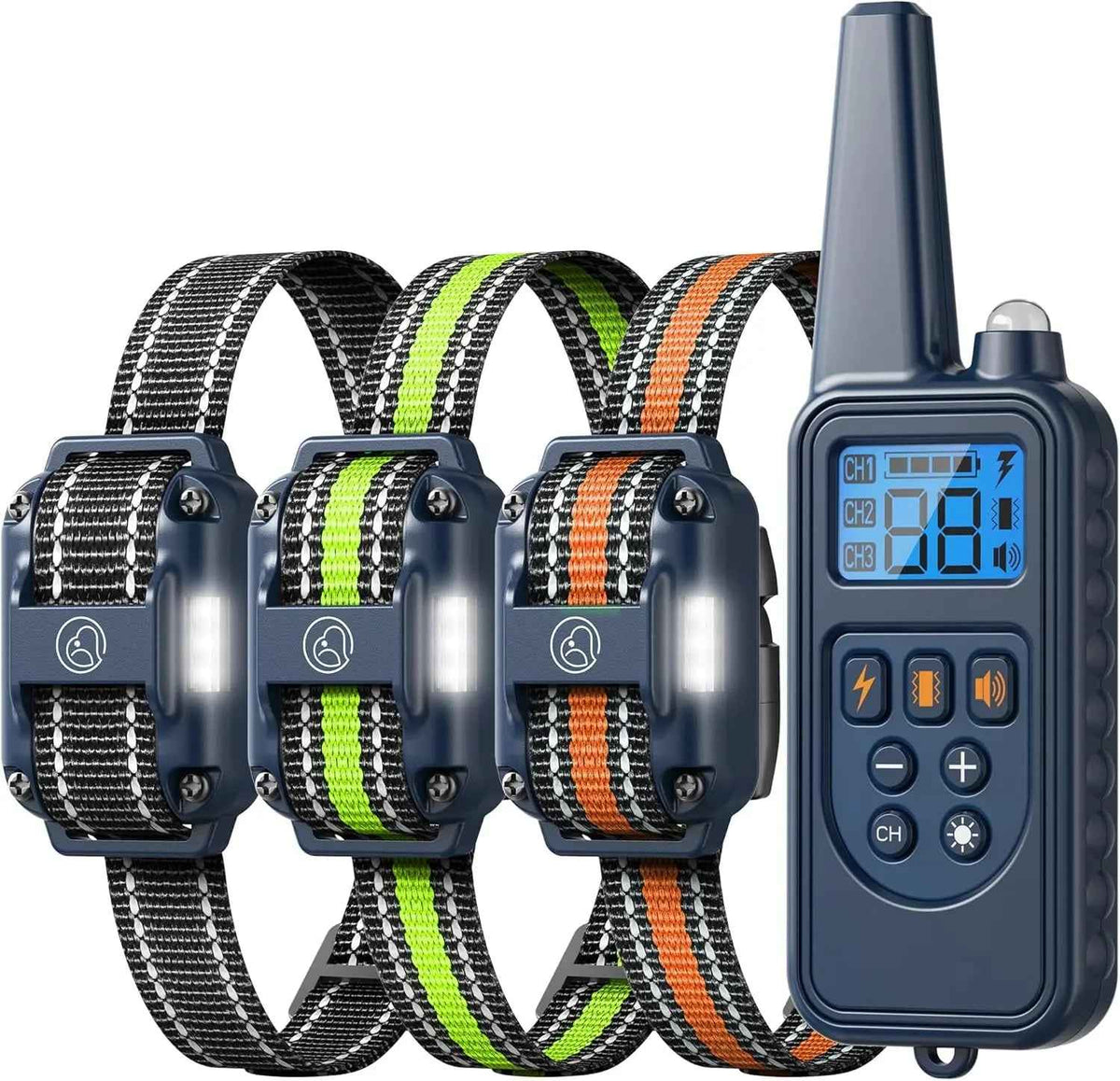 Remote Dog Training Collar for 3 Dogs