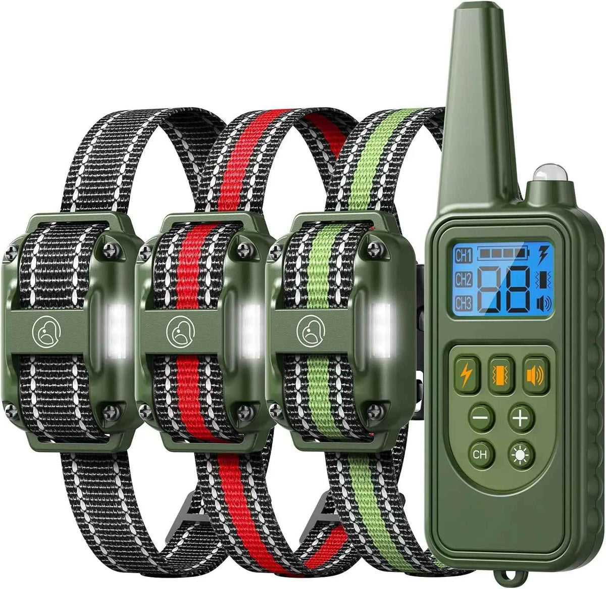 Remote Dog Training Collar for 3 Dogs