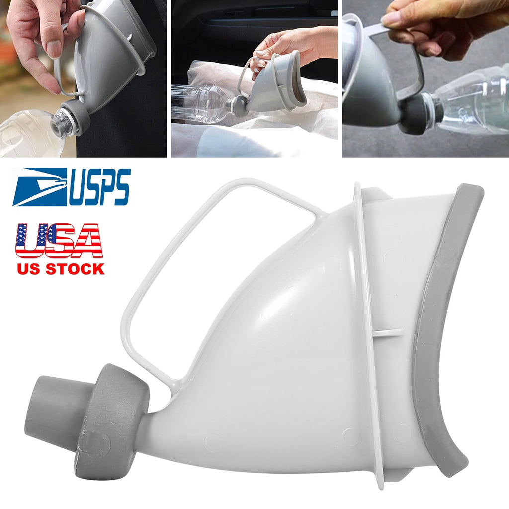 Unisex Potty Pee Funnel Adult Emergency Urinal Device Portable Male Female Toilet For Car Camping Travel Outdoor