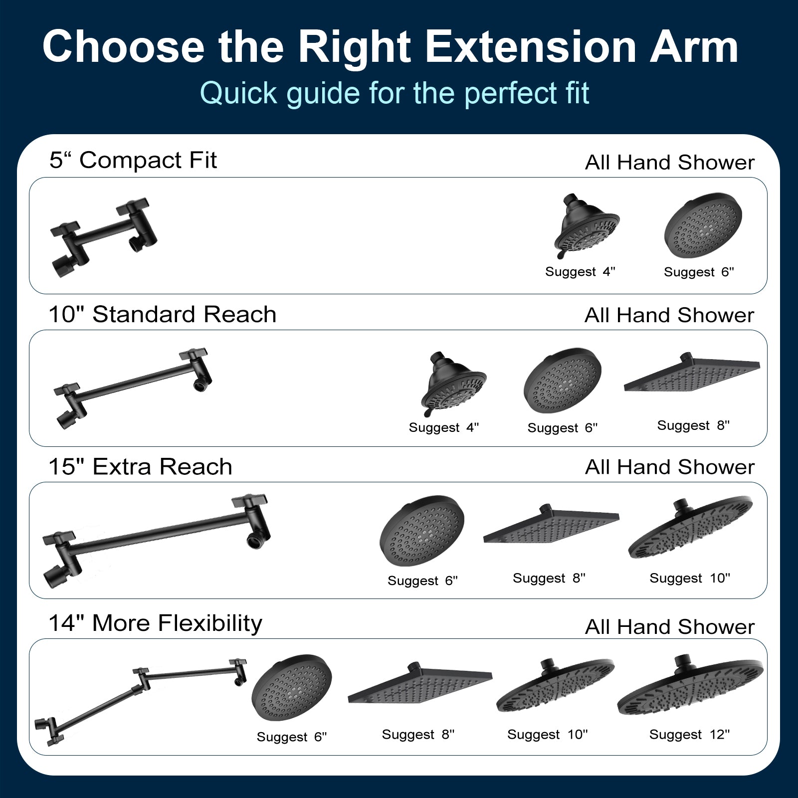 Shower Arm Extension