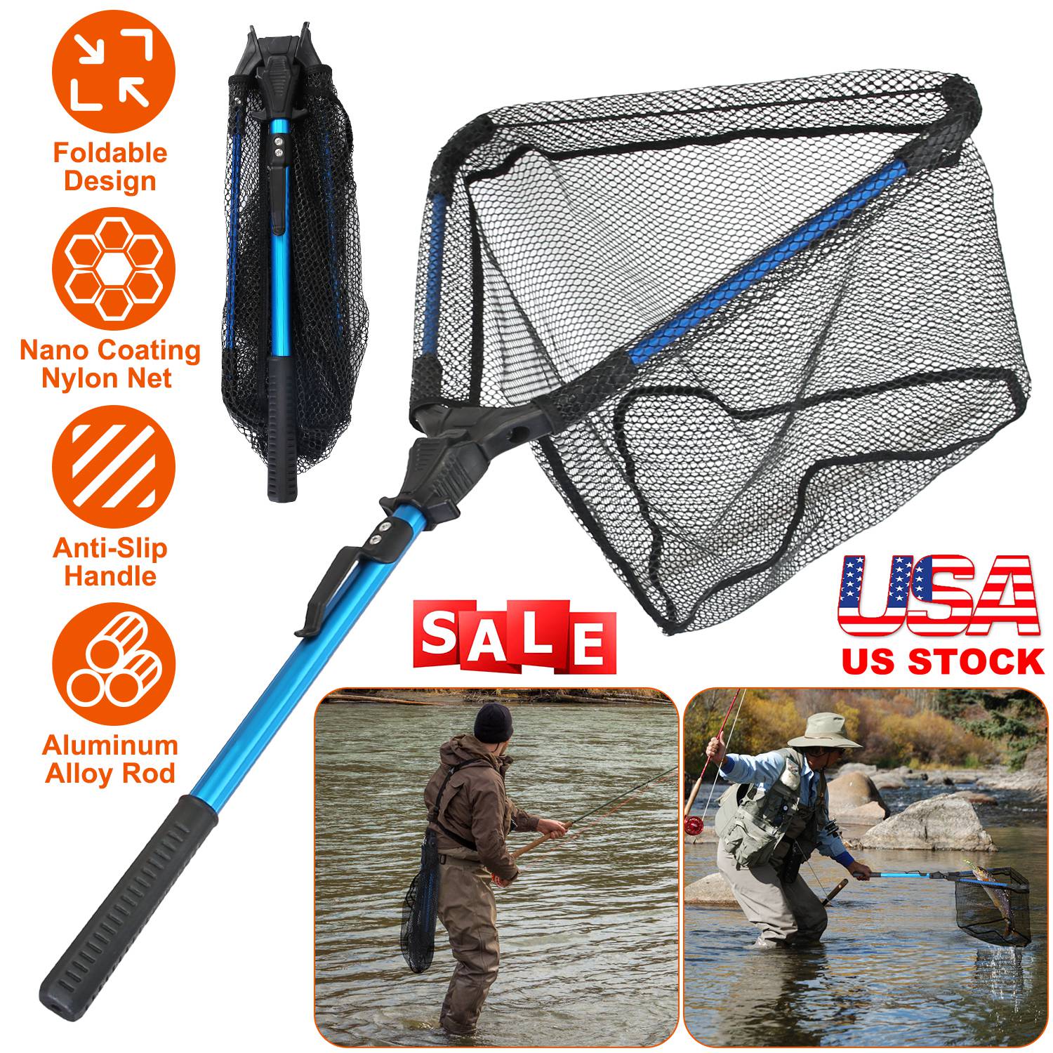 Durable Foldable Fishing Net