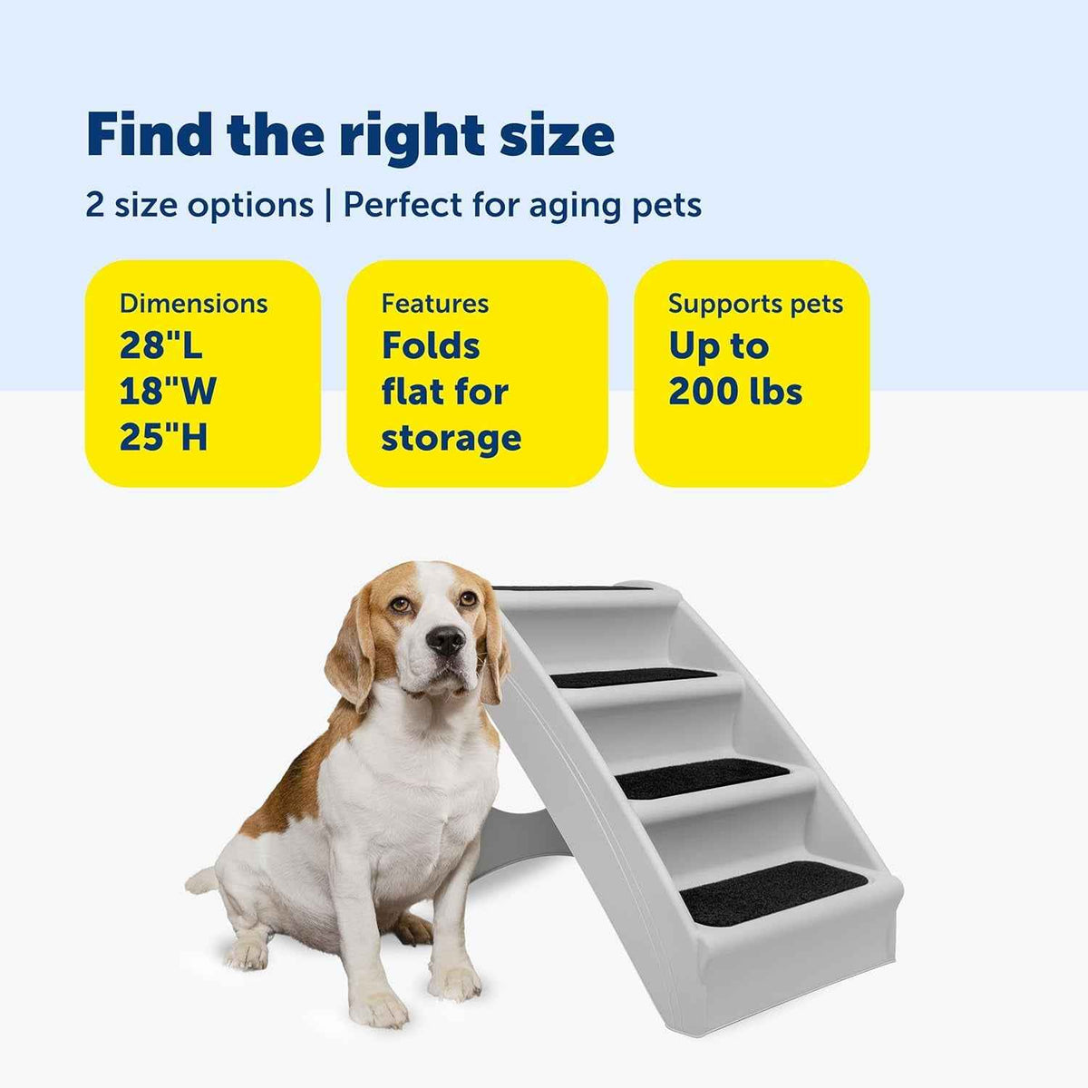 Dog Stairs for Bed Foldable