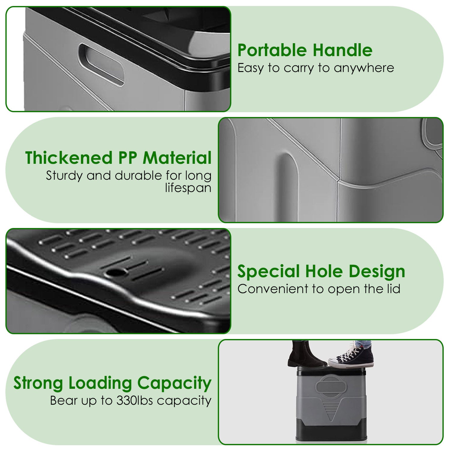 Portable Toilet for Car Camping Boating Hiking Outdoor