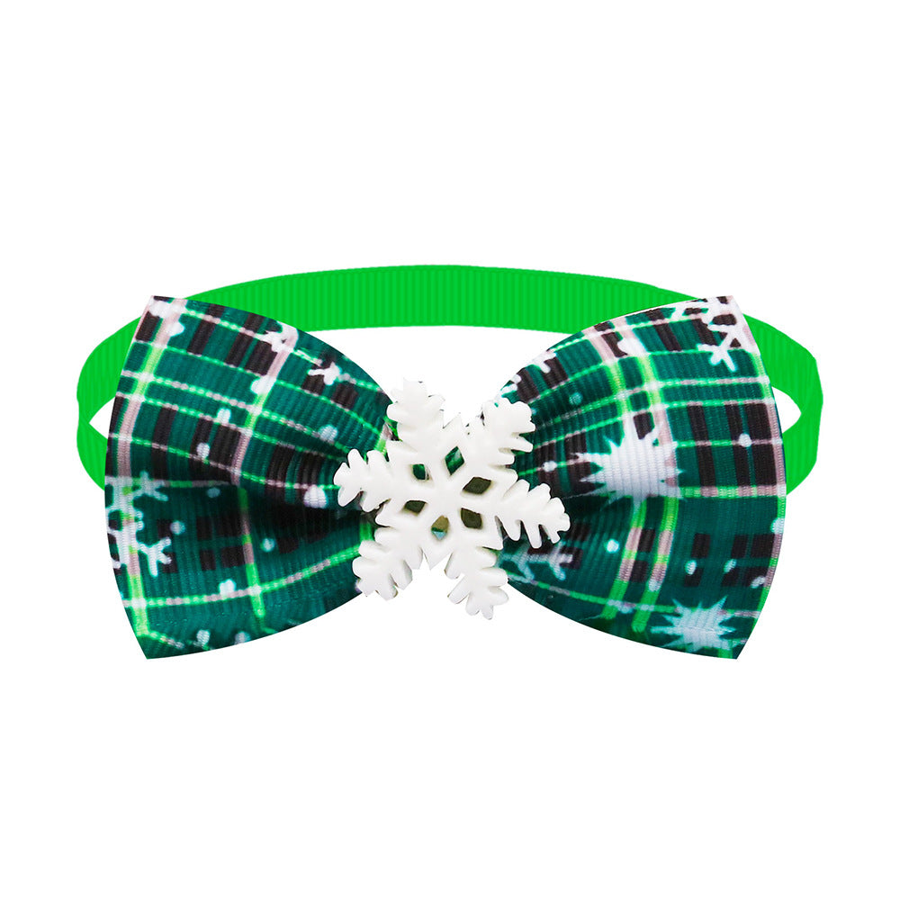 Pet Plaid Bow Tie