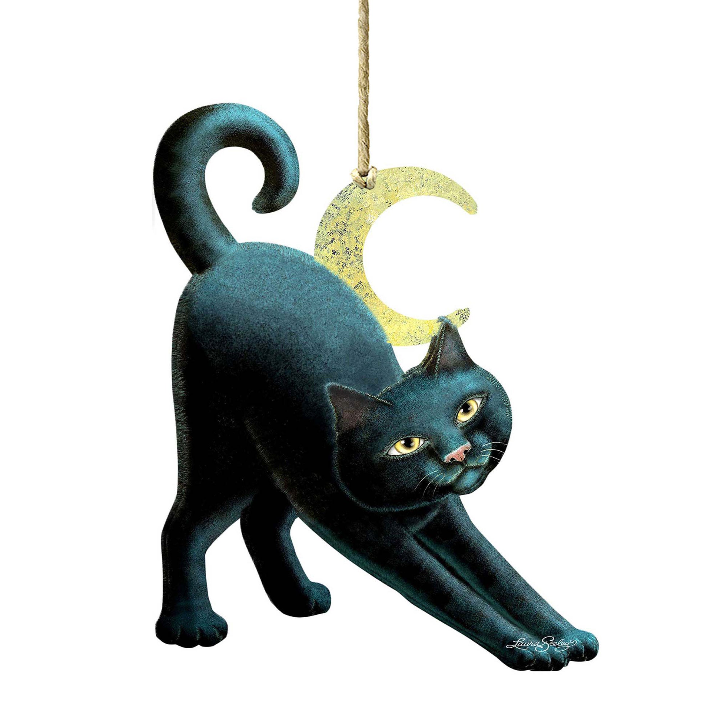 Halloween Cat Door Decor