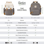 Birch Bag - Diaper Backpack