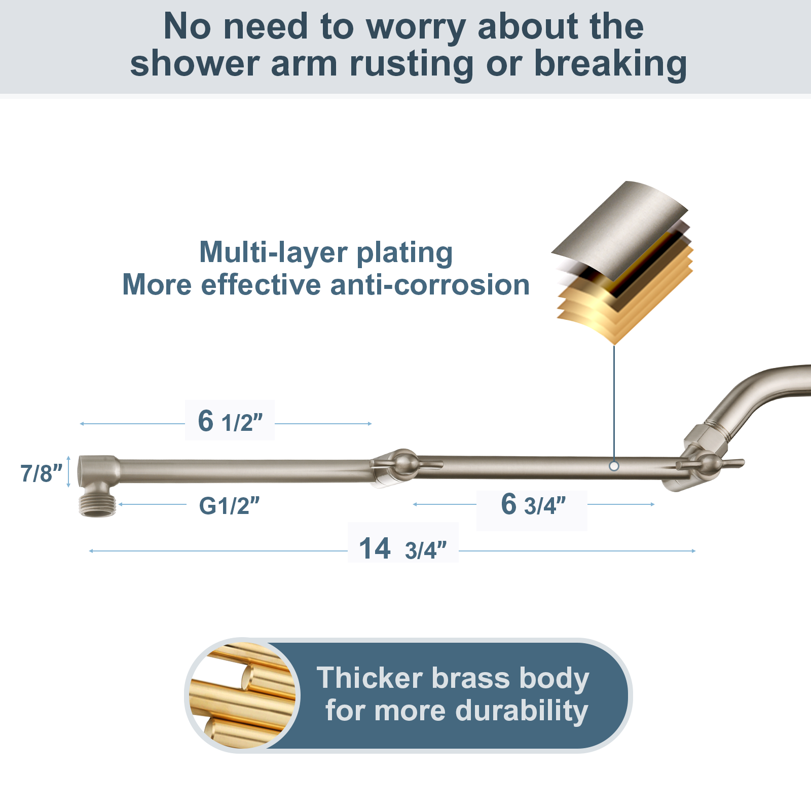 Shower Arm Extension