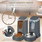 Automatic Cat Feeder & Water Dispenser Set