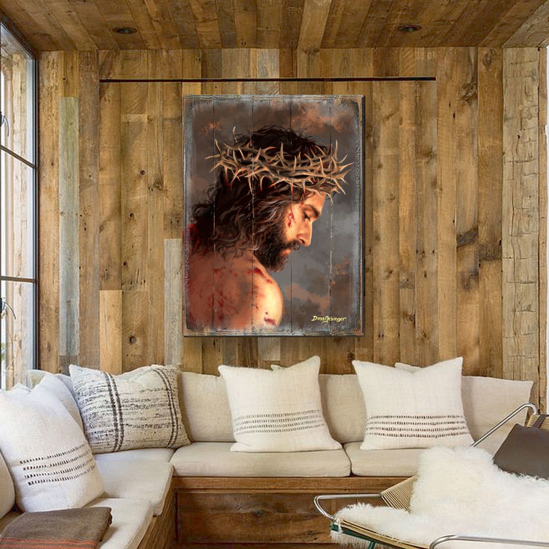 Solemn Night Jesus- Easter Spring Decor