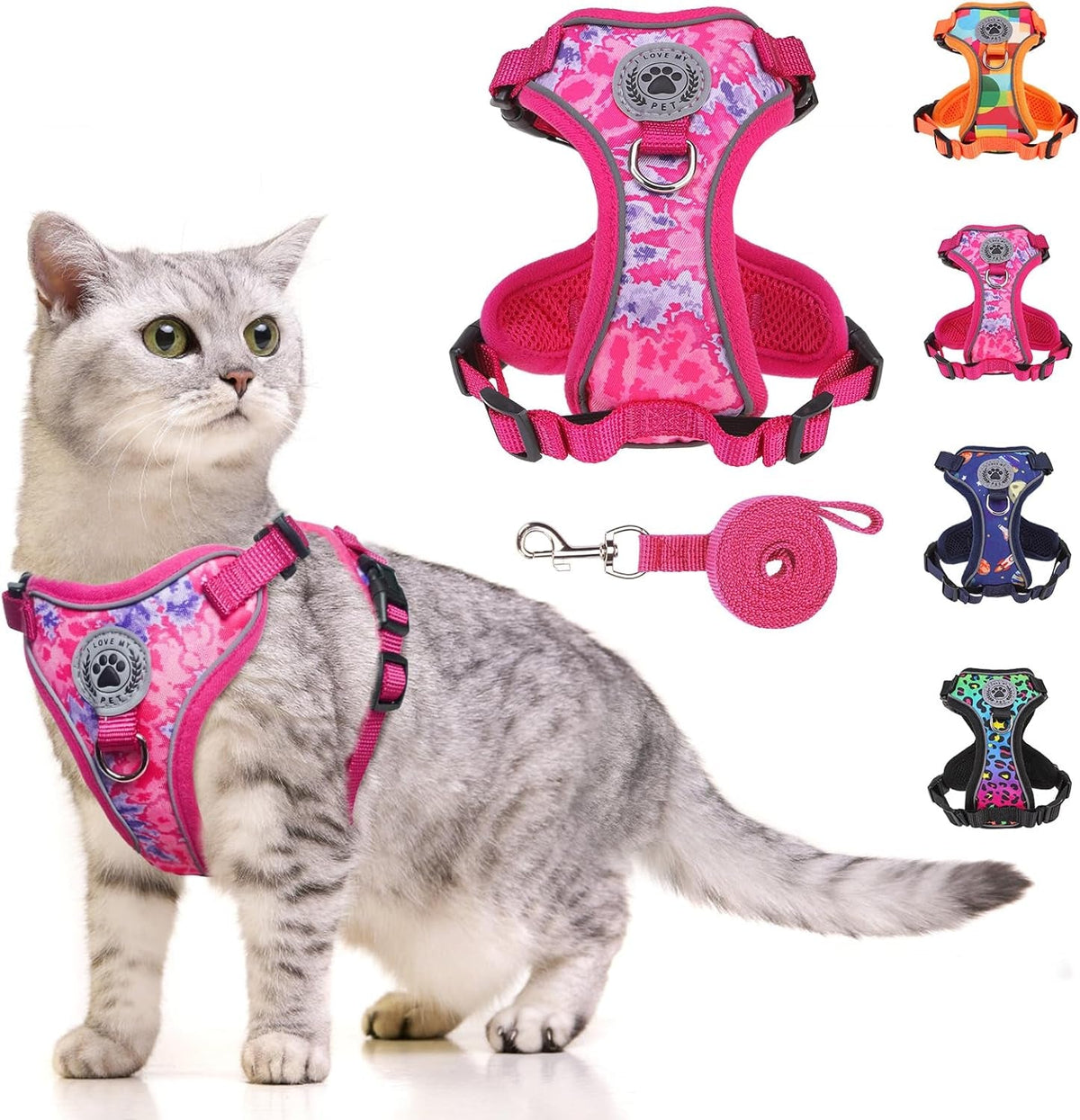 4-Point Escape-Proof Cat Harness