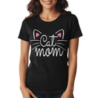 Cat Mom Graphic T-Shirt