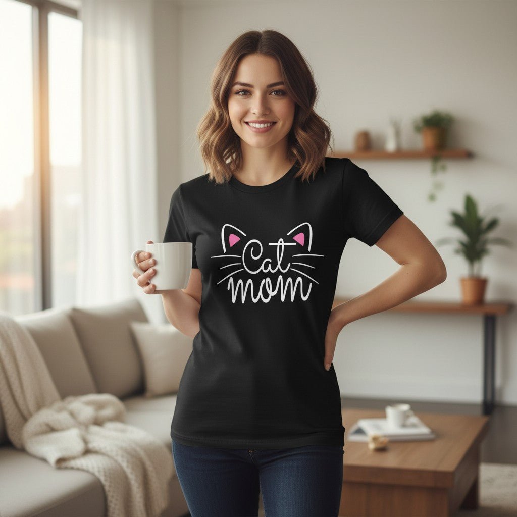 Cat Mom Graphic T-Shirt