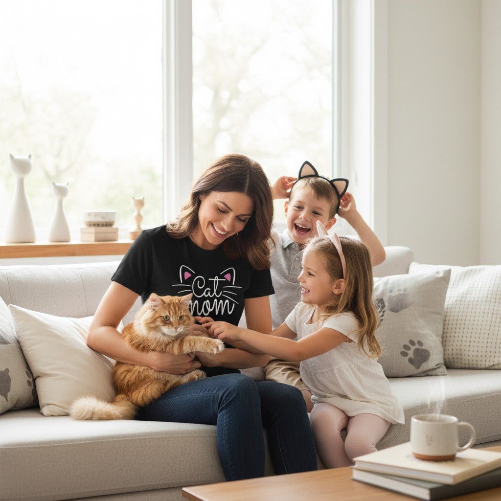 Cat Mom Graphic T-Shirt