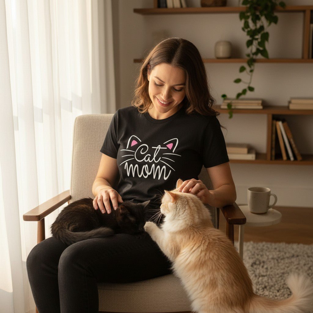 Cat Mom Graphic T-Shirt