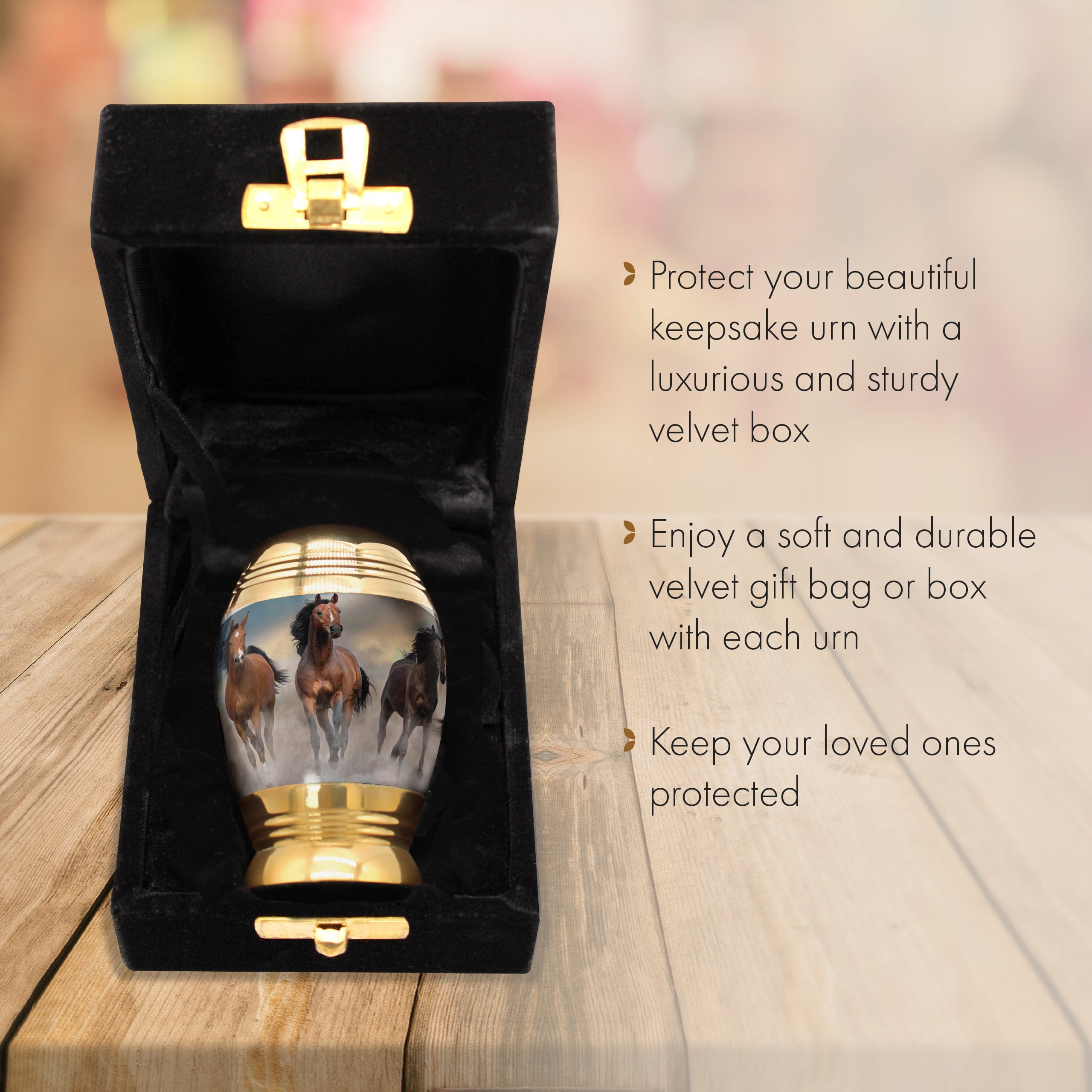 Wild Horse Keepsake Urns