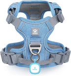 No Pull Dog Harness Reflective Adjustable Vest with ID Tag Small Dogs