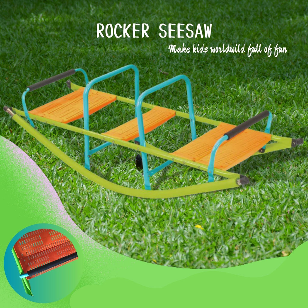 Kids Seesaw Plastic Seat Playground Equipment