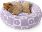 LE SURE Donut Dog Bed – 7 Sizes, 5 Patterns