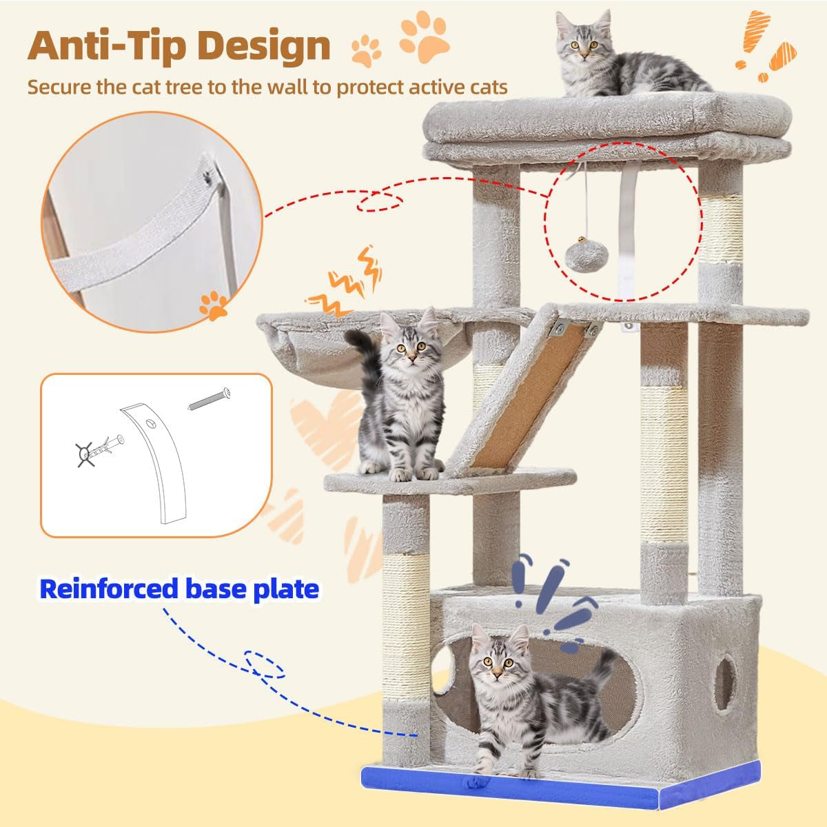 Cat Tree for Indoor Cats