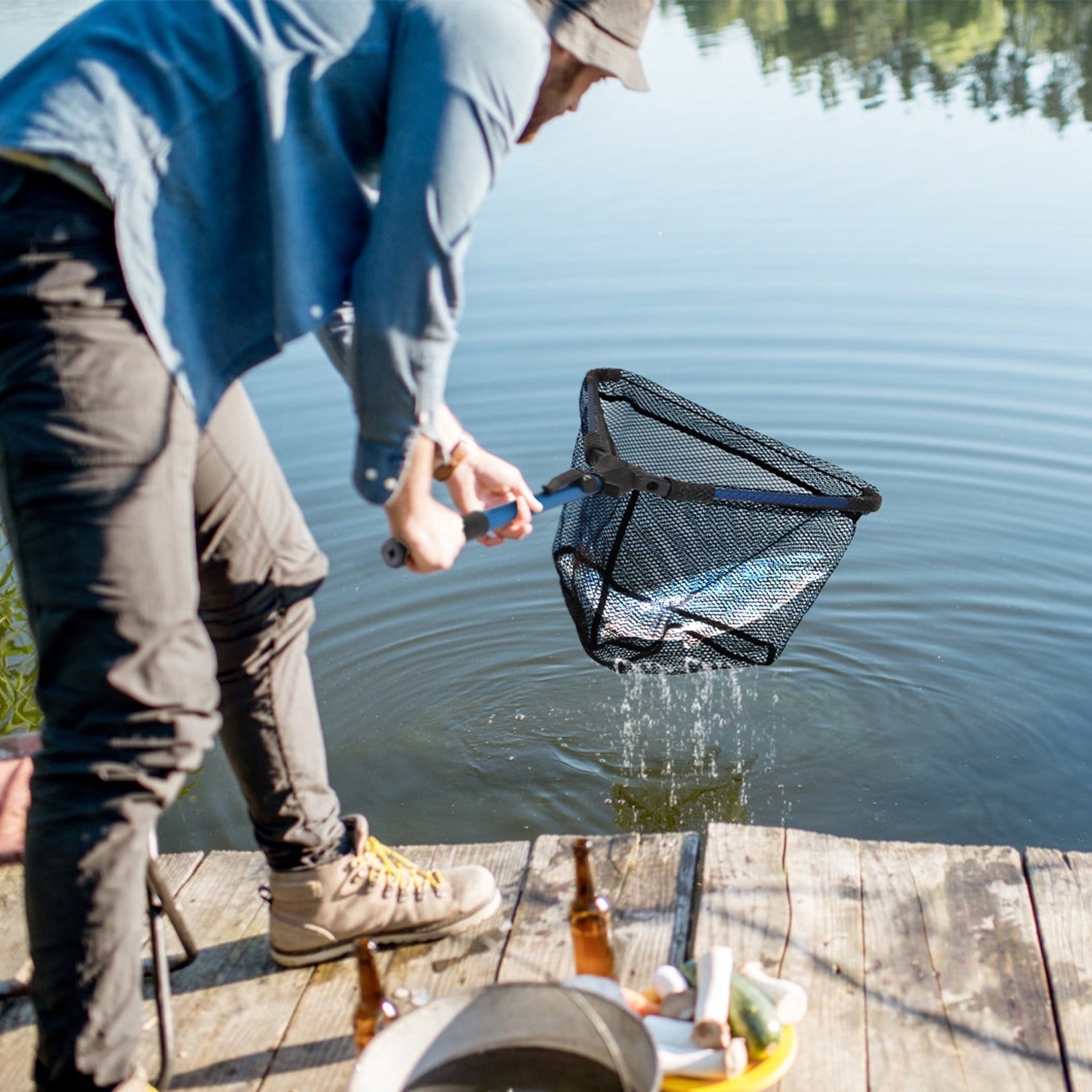 Durable Foldable Fishing Net