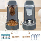 Automatic Cat Feeder & Water Dispenser Set