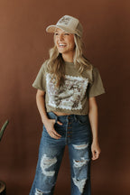 Duck Stamp Graphic Tee - Olive Green