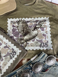 Duck Stamp Graphic Tee - Olive Green