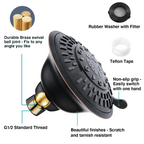 5-Spray Fixed Shower Head