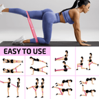 Set of 3 Womens Butt and Hip Exercise Bands