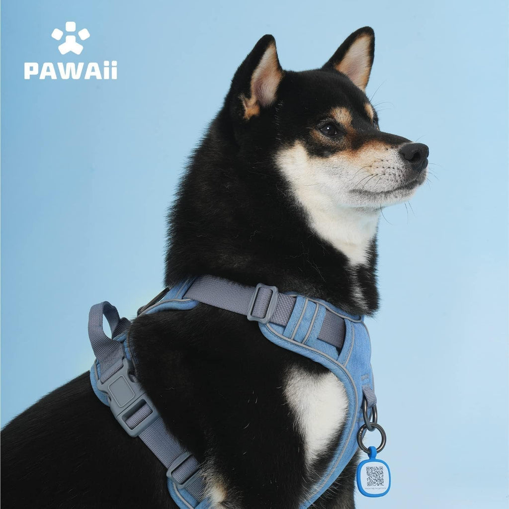 No Pull Dog Harness Reflective Adjustable Vest with ID Tag Small Dogs
