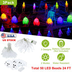 3Pcs Halloween Light Decorations