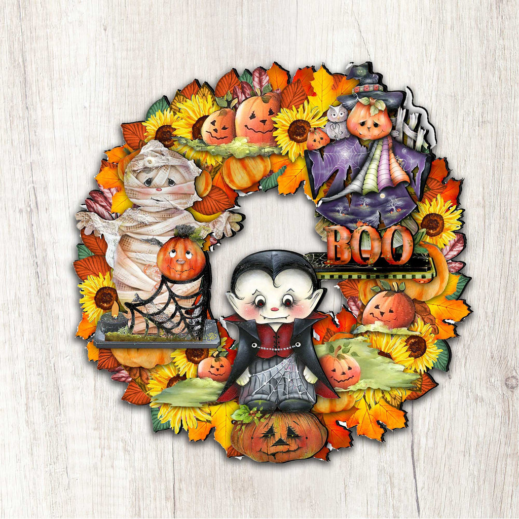 Halloween Holiday Door Wreath