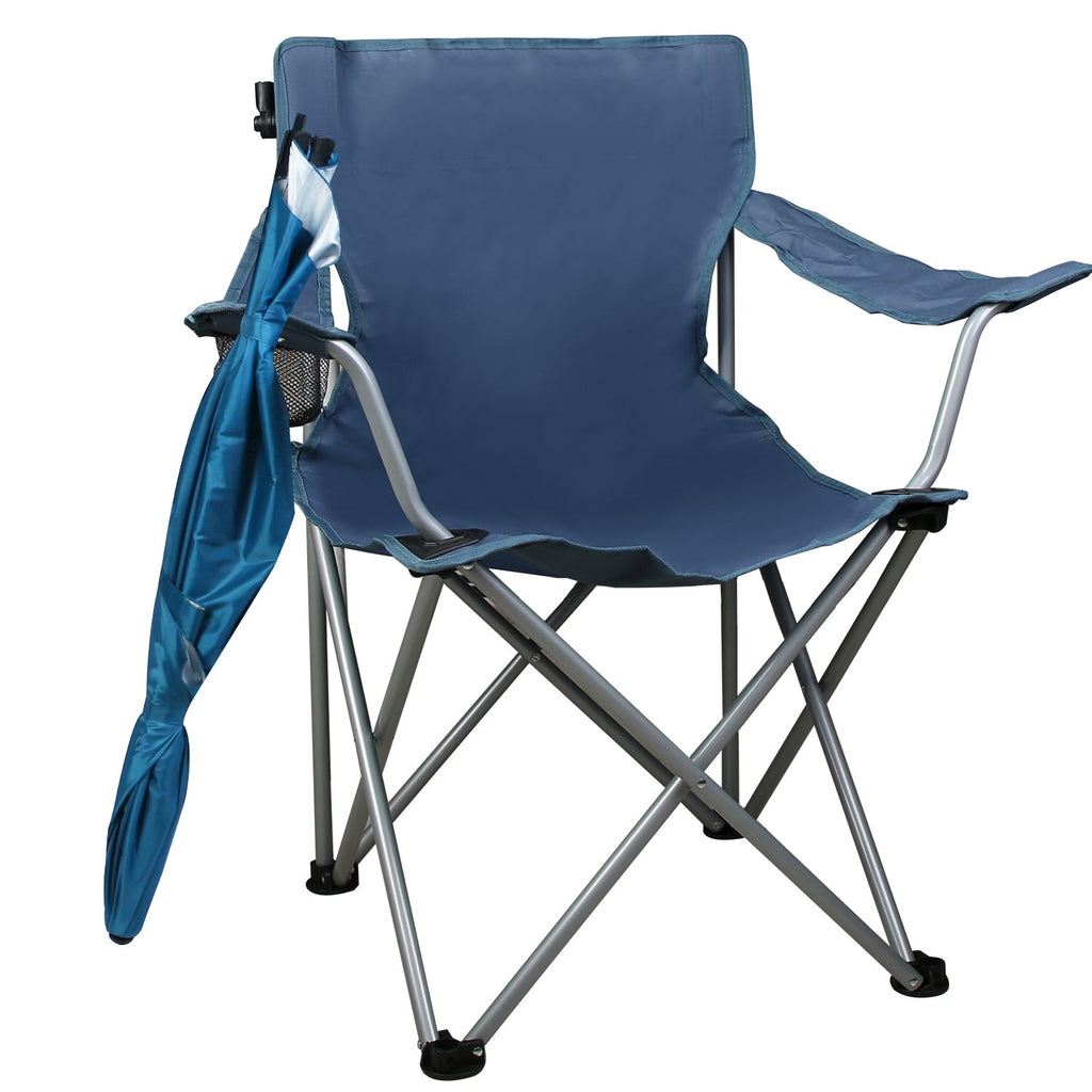 Beach Chair with Detachable Umbrella