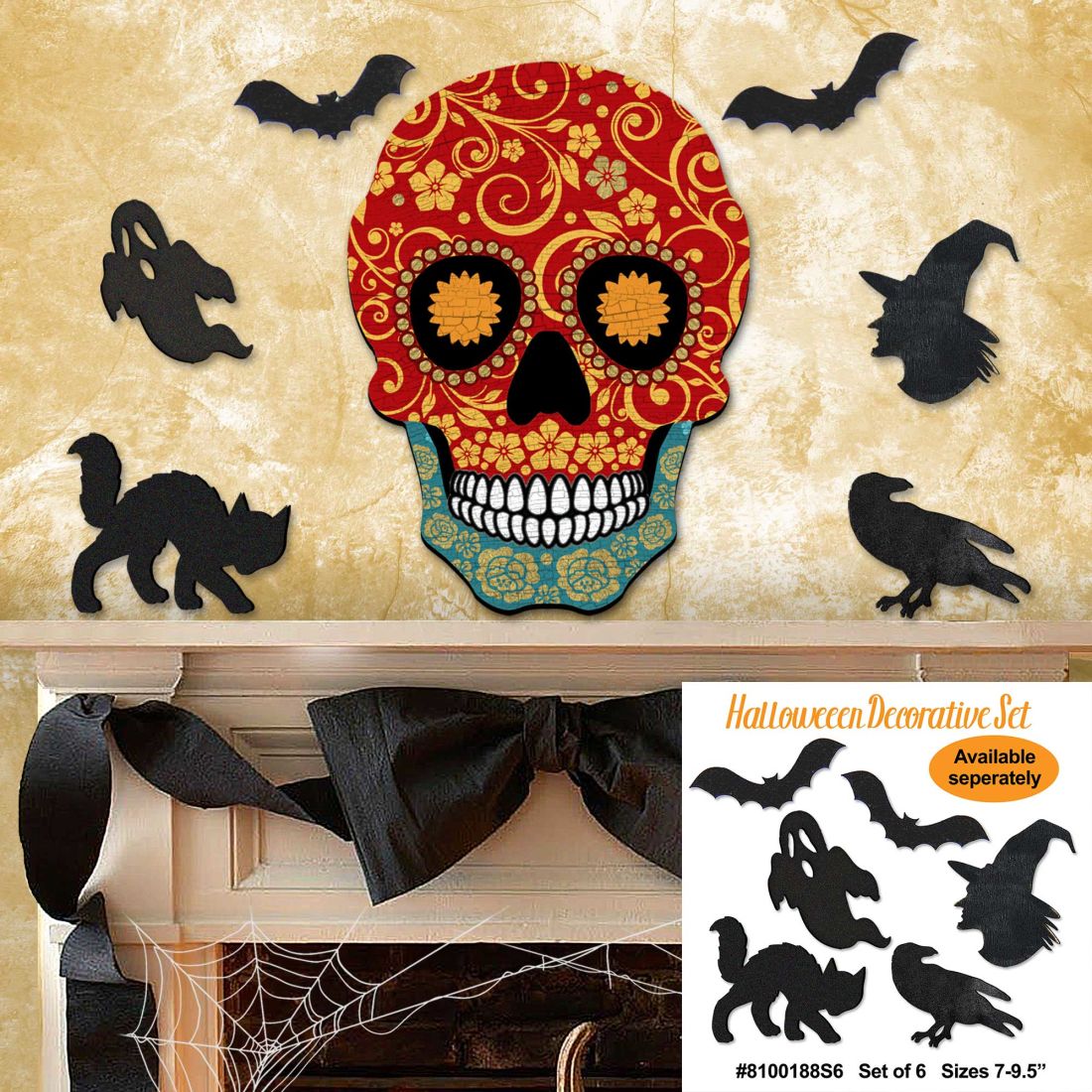Halloween Door Decor