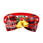 Pet Plaid Bow Tie