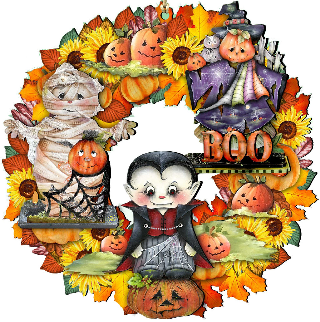 Halloween Holiday Door Wreath