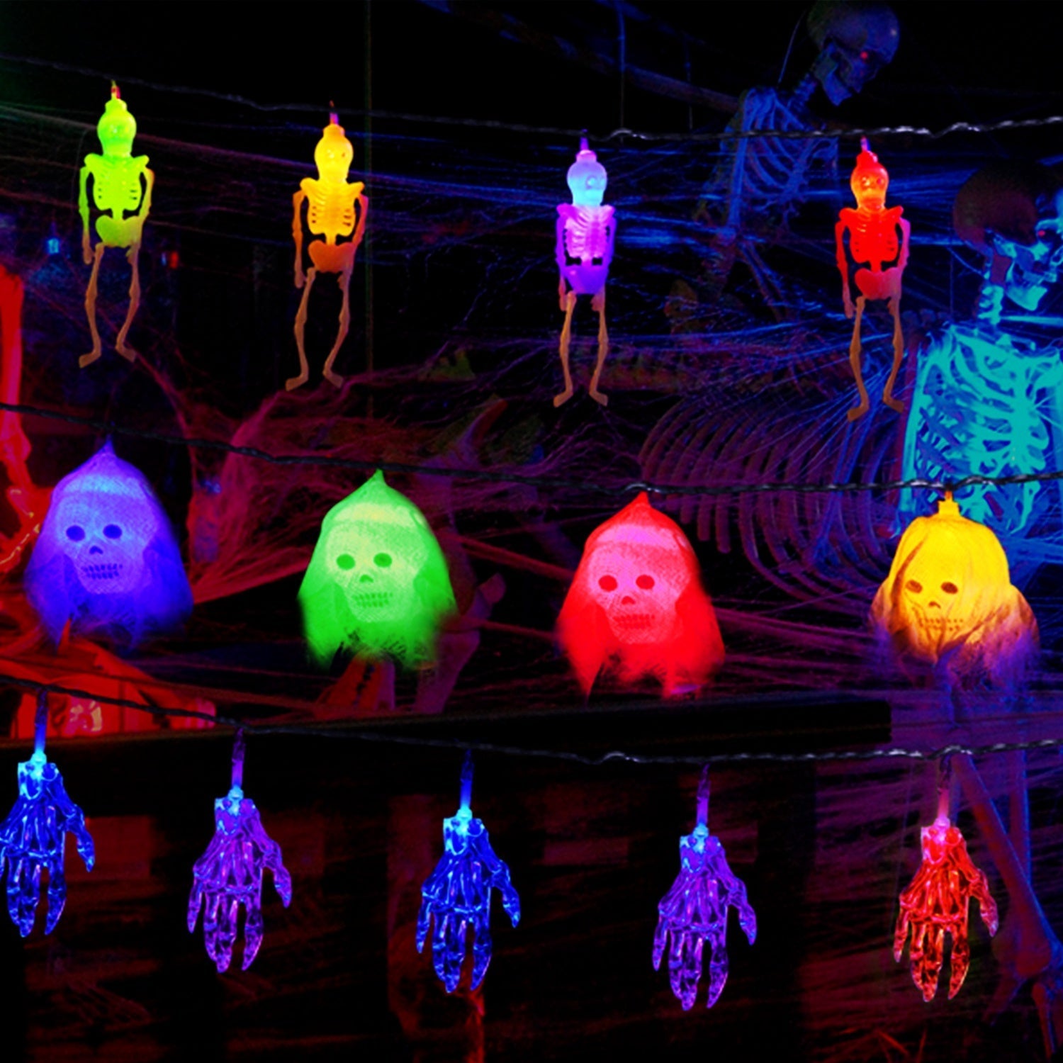 3Pcs Halloween Light Decorations