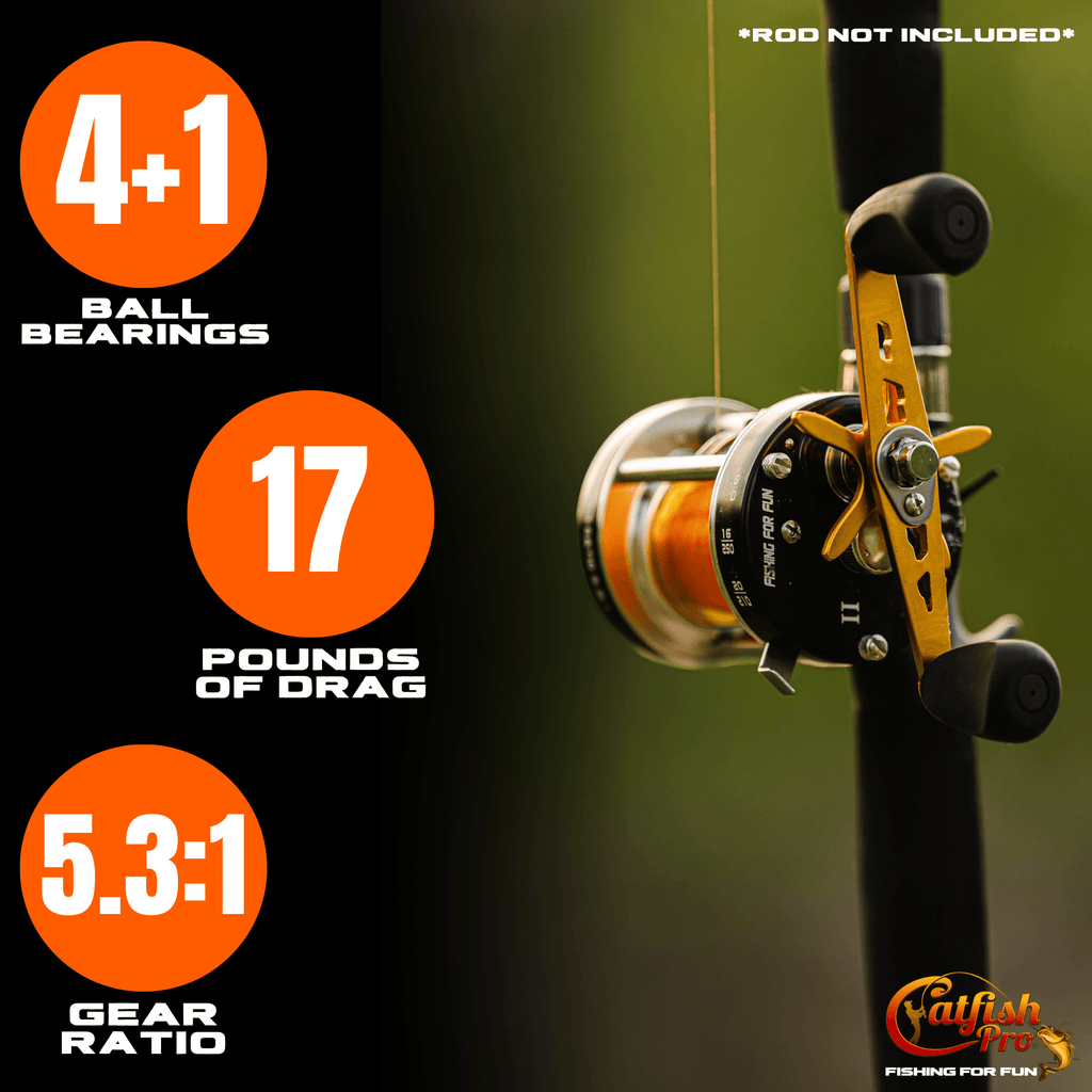 Fishing for Fun Round Baitcaster Reel