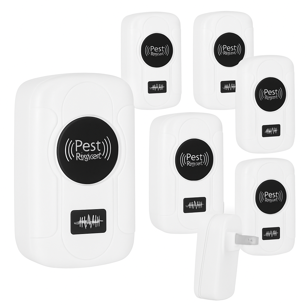 6 Pack 32-120KHz Ultrasonic Insect Repellent Indoor Plug