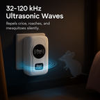 6 Pack 32-120KHz Ultrasonic Insect Repellent Indoor Plug