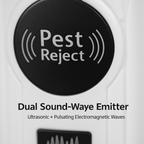 6 Pack 32-120KHz Ultrasonic Insect Repellent Indoor Plug