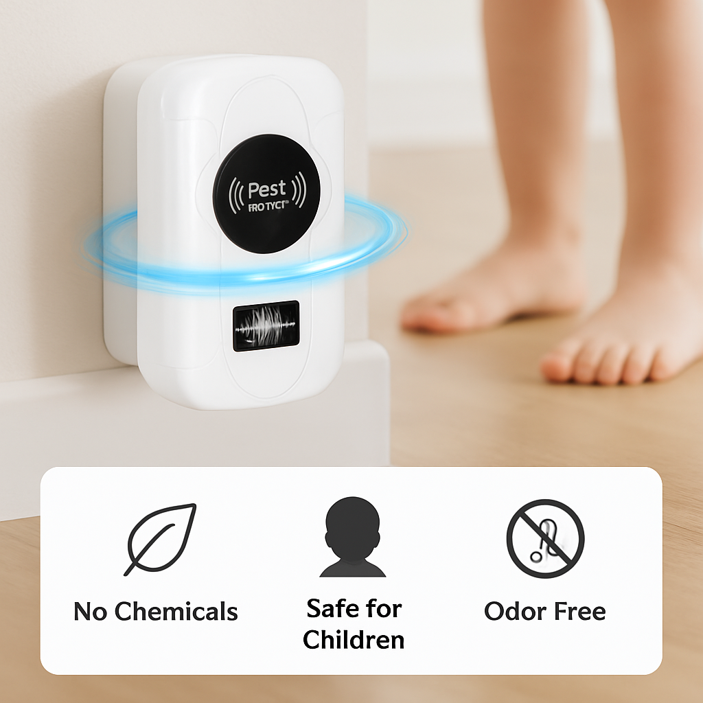 6 Pack 32-120KHz Ultrasonic Insect Repellent Indoor Plug