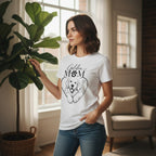 Golden Retriever Mom Graphic T-Shirt Cotton Women's Casual Dog Lover Top