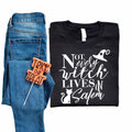 Not Every Witch Lives in Salem with Cat T-shirt