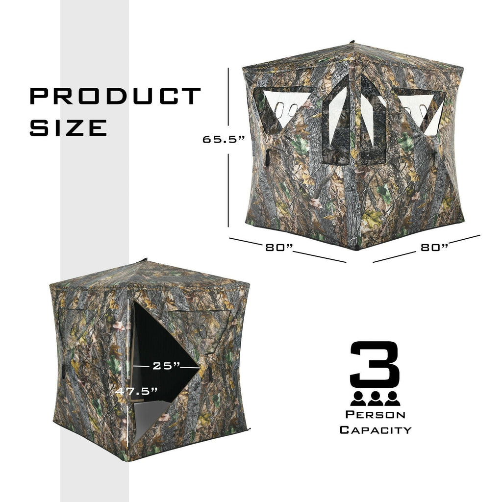 3 Person Portable Pop-Up Ground Tent