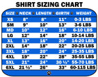 Pet Shirt "Swiss Dots Red Paw"