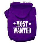 Pet Hoodie "Most Wanted"