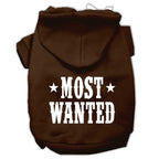 Pet Hoodie "Most Wanted"