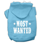 Pet Hoodie "Most Wanted"