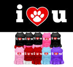 Pet Dress "I Heart You"